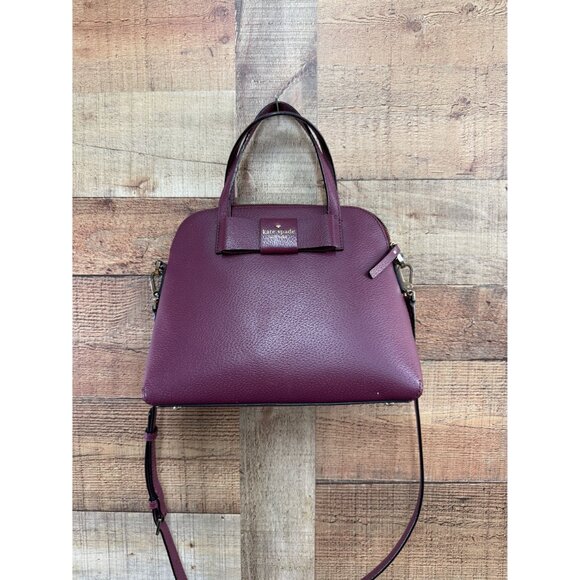 Kate Spade New York Matthews Street Maise Leather Satchel Purse - Picture 2 of 14